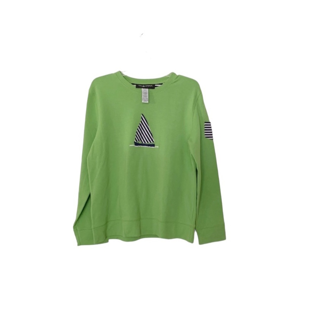 Sag Harbor Sport Green Sweatshirt Size Small